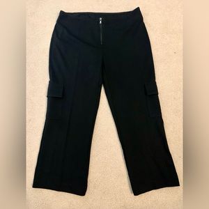 Express black cropped pants